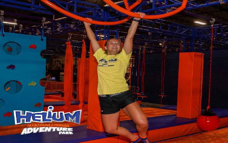 Helium trampoline discount