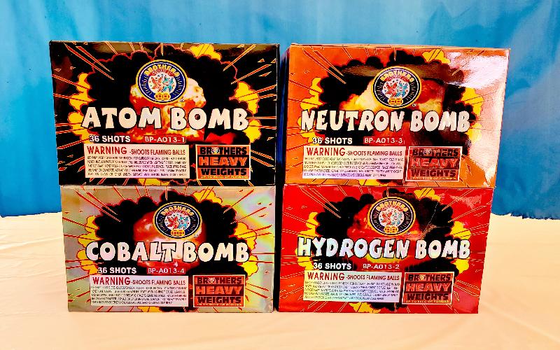 Uncle Norm's Fireworks - 50% off on purchase of 1 cake (550 gram Bomb Series)