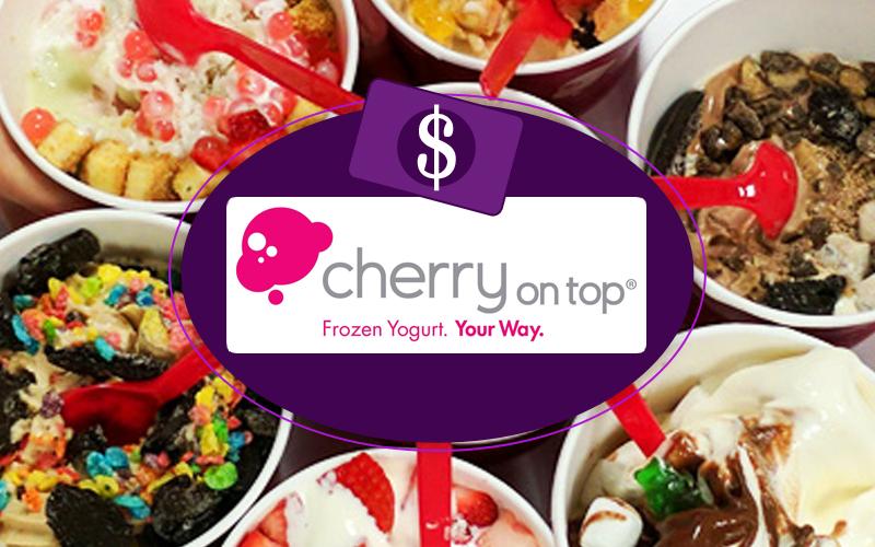 cherry on top yogurt