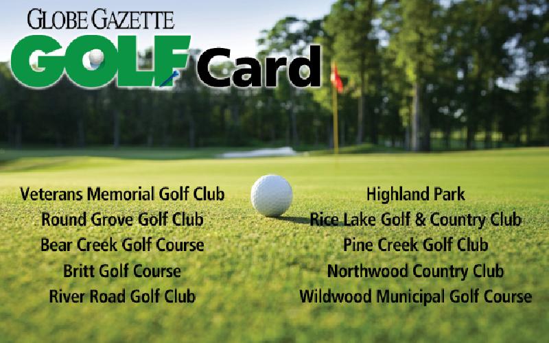 Globe Gazette Golf Card - 2019 Globe Gazette Golf Card