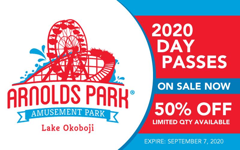 Sioux City Journal Communications - Arnold's Park Amusement Park Day Passes