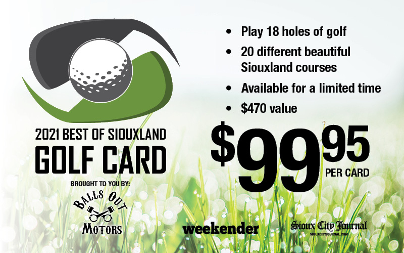 Sioux City Journal - 2021 Best of Siouxland Golf Card