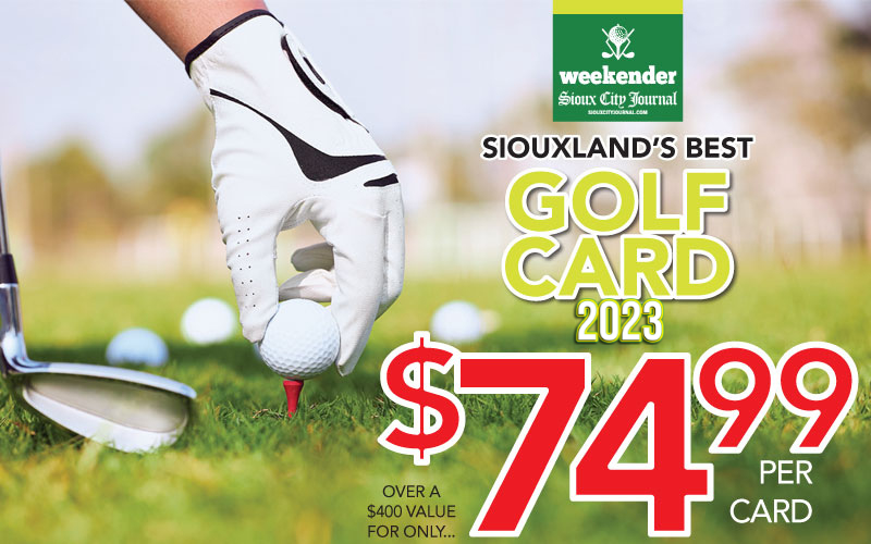 Sioux City Journal Communications - 2023 Best of Siouxland Golf Card