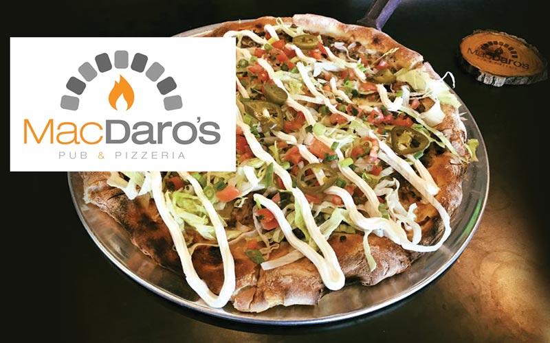 Macdaro's Pub & Pizzeria - $10 for $20 worth of Food & Drinks from MacDaro's Pub & Pizzeria
