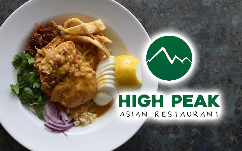 High Peak Asian Restaurant - Authentic Thai and Burmese Cuisine $10 for $20