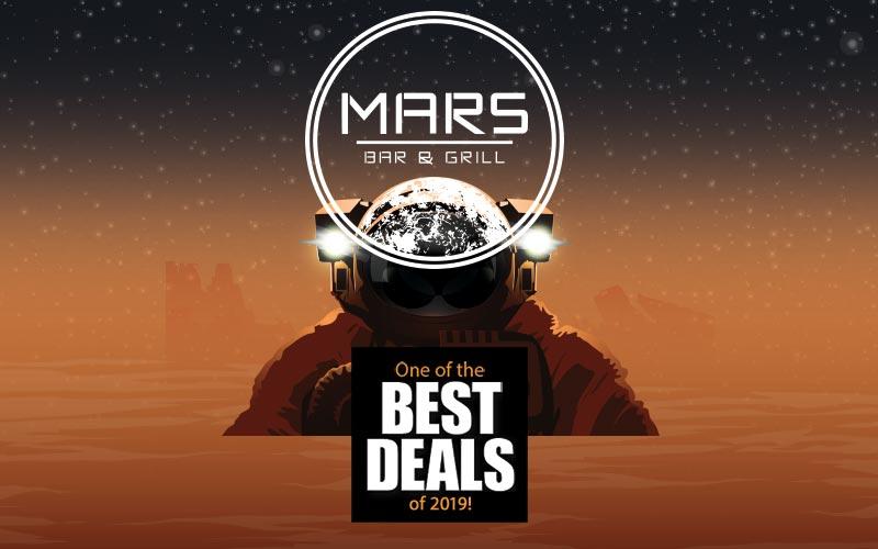 Mars Bar & Grill - Get $20 of Food and Drinks at Mars Bar & Grill for just $10!