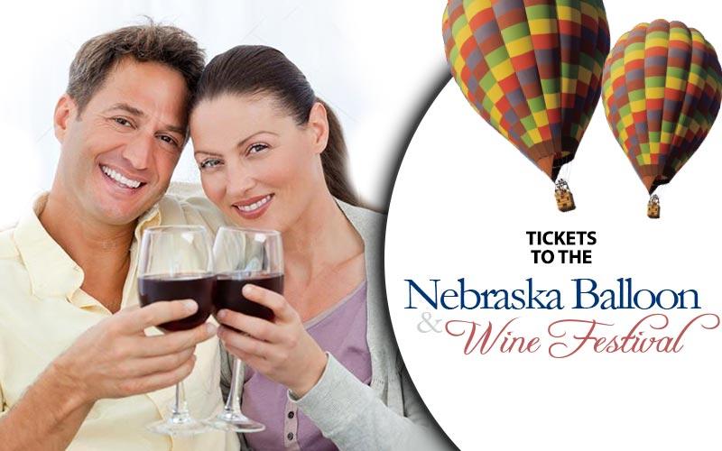 Nebraska Balloon & Wine Festival - HALF PRICE VIP Wine Tasting Package for Two