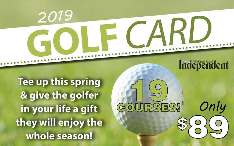 Grand Island Independent - 2019 Independent Golf Card- On Sale Now!