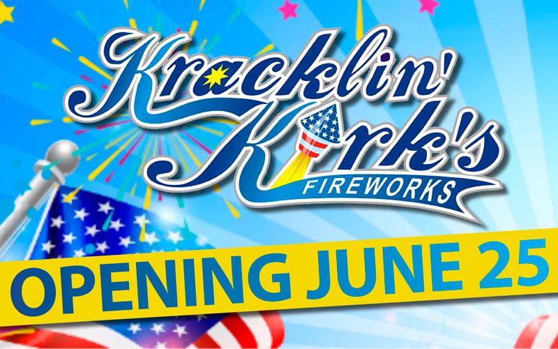 Kracklin' Kirks Fireworks - $25 for a $50 voucher to Kracklin' Kirks Fireworks