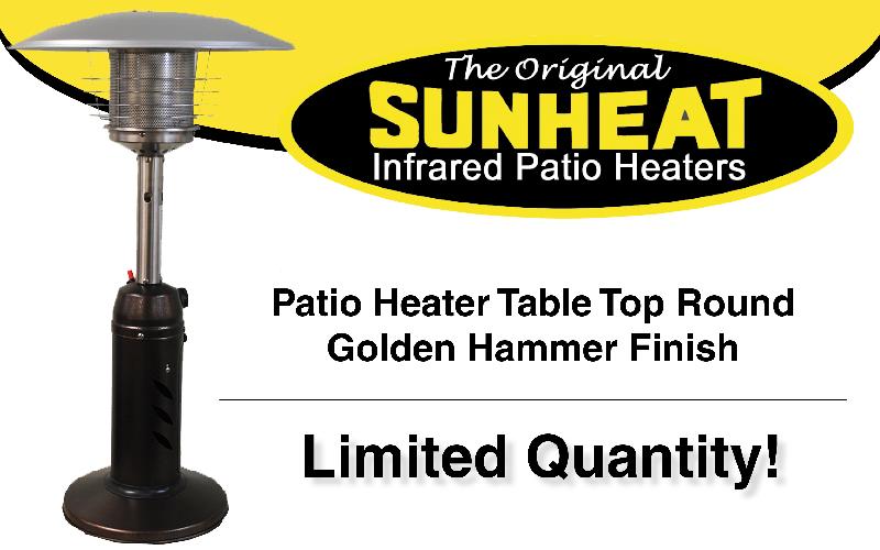 Sunheat - Save now on a Table Top Patio Heater from SUNHEAT!