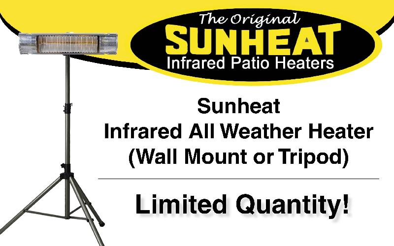 Sunheat - Save now on a Infrared All Weather Heater from SUNHEAT!