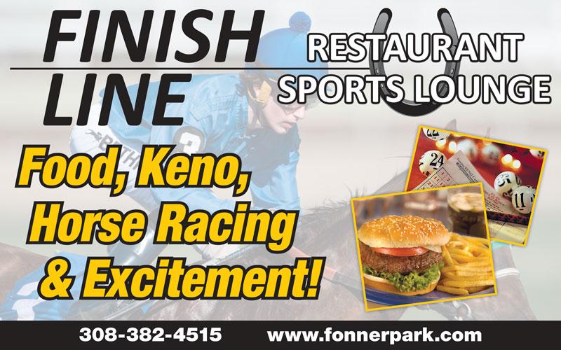 Fonner Park- The Finish Line - Dine at The Finish Line Restaurant & Sports Bar