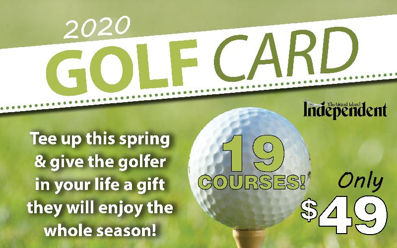 Grand Island Independent - 2020 Independent Golf Card- On Sale Now!