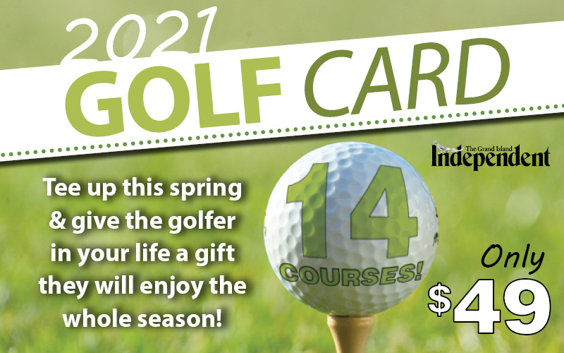 Grand Island Independent - 2021 Independent Golf Card- On Sale Now!