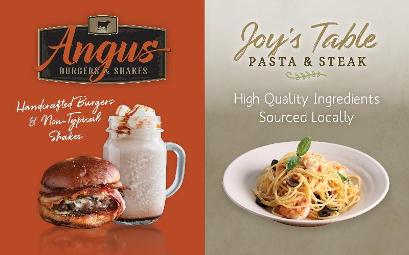 Angus Burgers And Shakes/ Joy's Table - $20 voucher for $10 to Angus Burgers and Shakes or Joy's Table