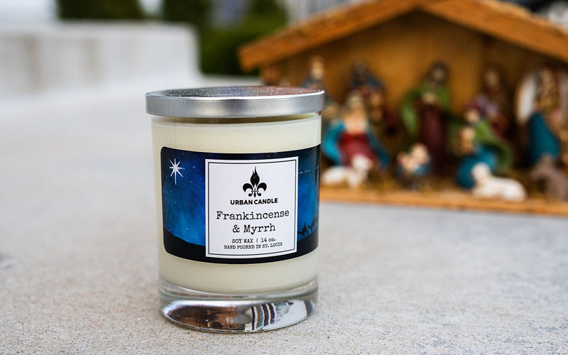 Urban Candle Company - Frankincense & Myrrh | Holiday Soy Candle